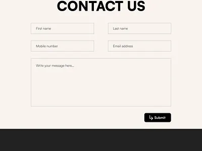 Daily UI - 028 Contact Page contact page daily 100 challenge daily ui design e commerce figma message ux web design web page