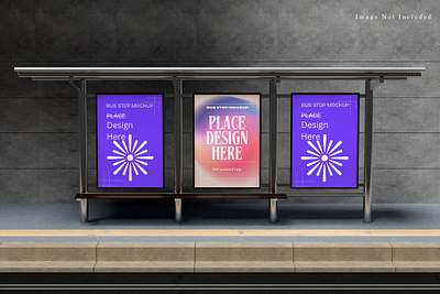 BUS STOP MOCKUP bus