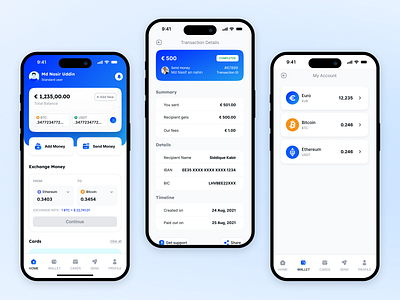 Crypto Exchange Mobile App – Spendo appdesign bitcoin blockchainui cryptoapp cryptoui cryptowallet ethereum financeapp fintechapp fintechdesign mobiledesign mobilewallet paymentapp productdesign walletui