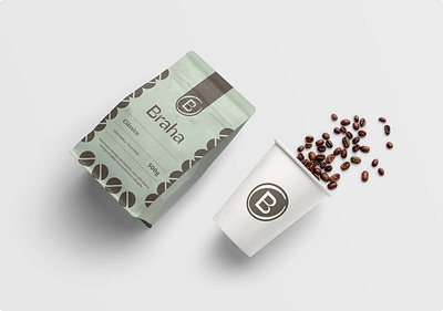Braha Café / Brand identity 3d animation branding design download free freebie graphic design illustration logo mockup mockup cloud mockupcloud motion graphics ui