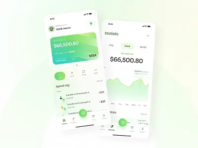 Fintech App Design add money amount app app design card design figma financial app fintech fintech app ios app mobile money payment receive send transaction transfer ui design uiux