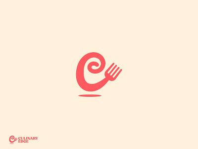 Playful logo design of a cutlery brand - Custom logomark C+E branding c e logo creative logo cultery logo custom logomark design fork logo graphic design logo logo design logomark logotype mega malik modern logo playful logo design