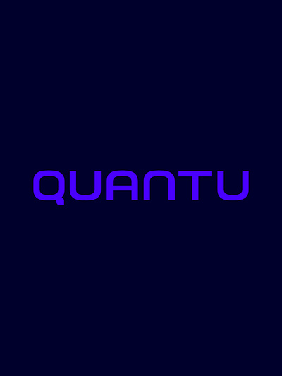 Quantu brand design branding logo logo design wordmark