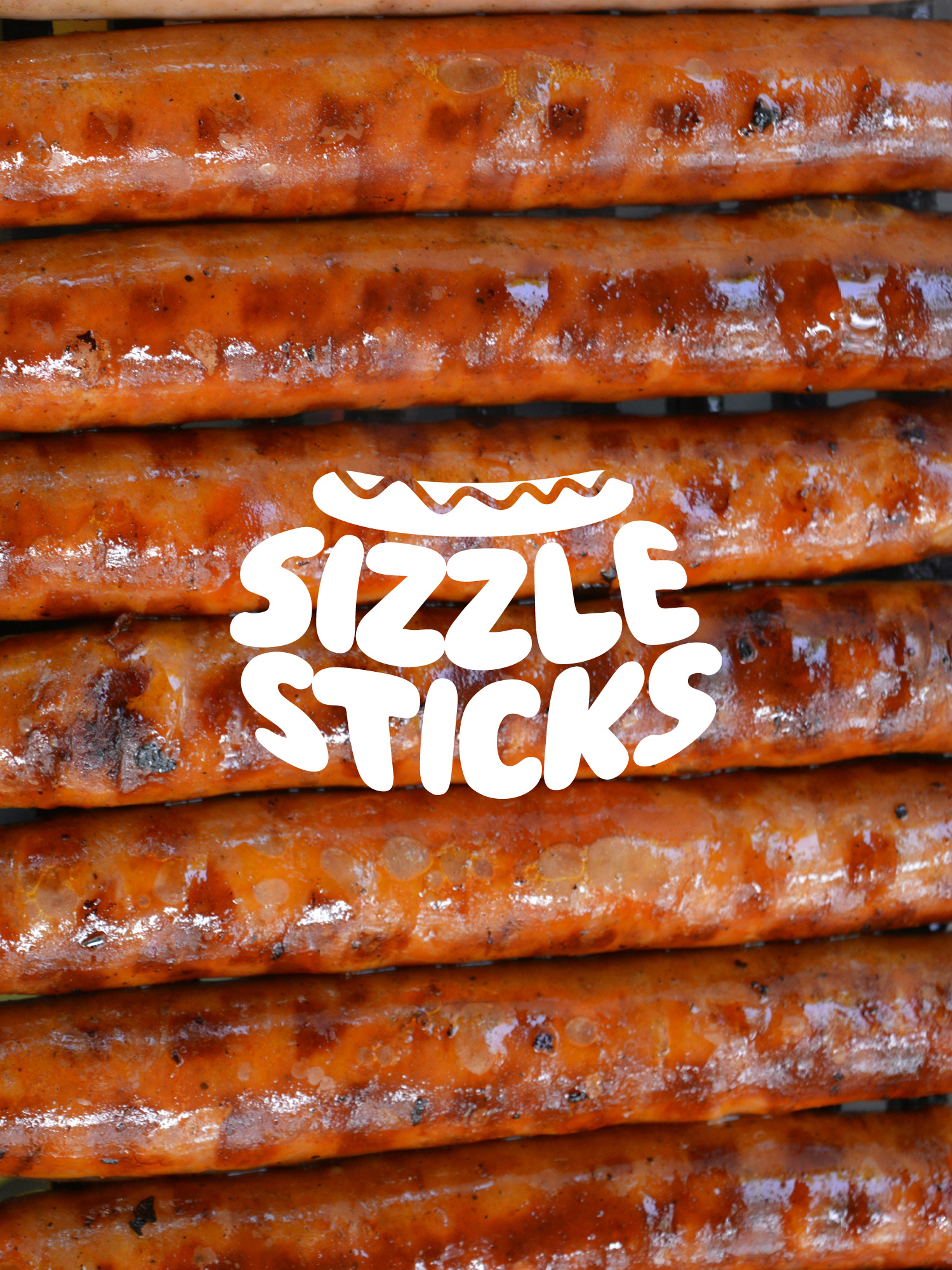 Sizzle Sticks brand design branding logo logo design wordmark