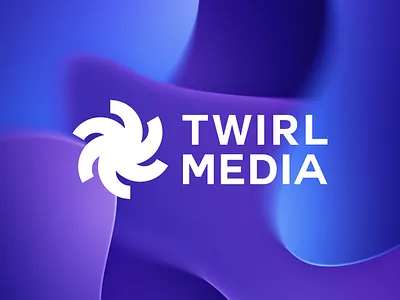 Twirl Media brand design branding logo logo design wordmark