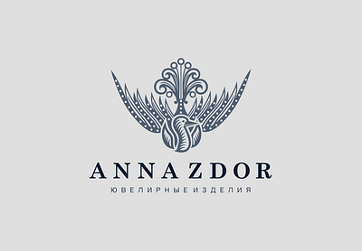 Anna Zdor - jewelry beauty brand brandidentity branding brandmark company design font graphic design icon identity illustration logo logotype motion graphics typography vector