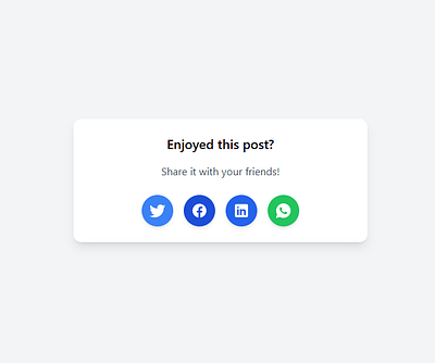 Daily UI #010 – Social Share
