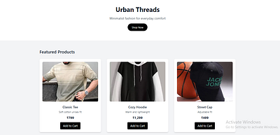 Daily UI #012 – E-commerce Shop ui