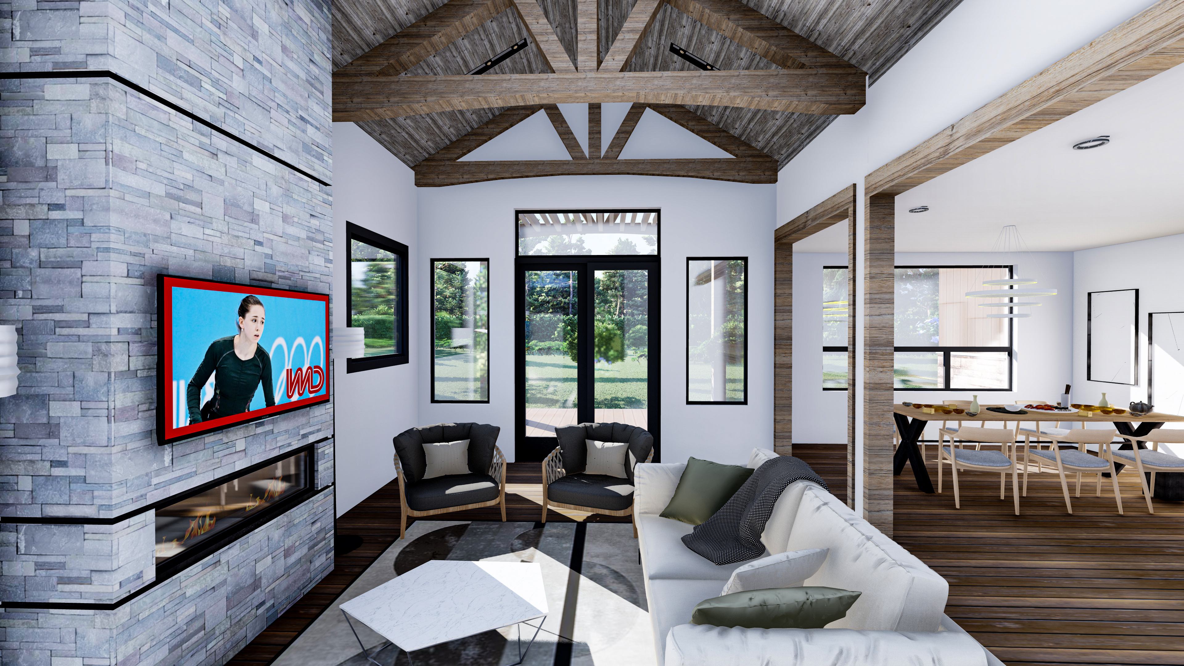 USA Interior Design 2023 3d animation branding graphic design logo motion graphics ui