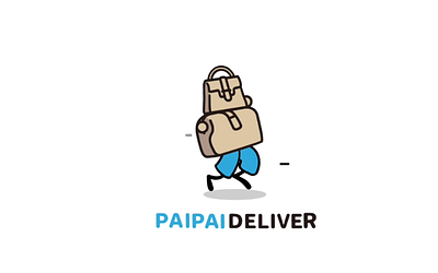 Paipai Deliver Logo Animation animated logo logo logo animation logo design