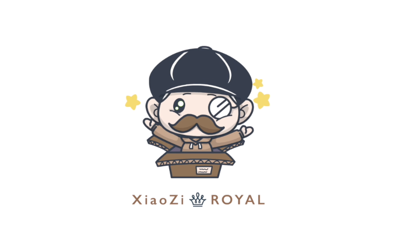Xiaozi Royal Logo Animation animated logo logo logo animation logo design