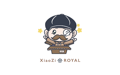 Xiaozi Royal Logo Animation animated logo logo logo animation logo design