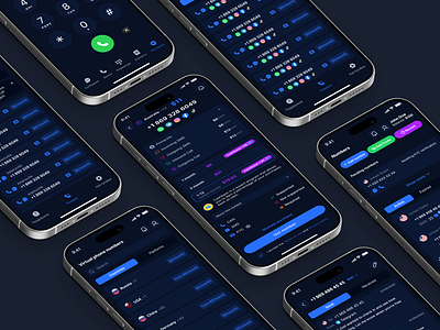 Numgo virtual numbers call conversation dark mode digital number ios number phone sms toll free number virtual number