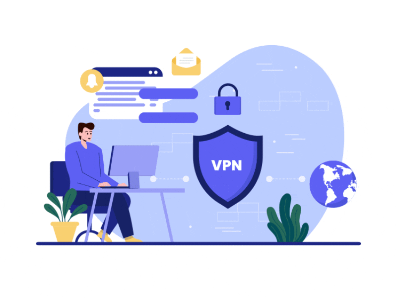 VPN Security Animation animation cyber security data email globe internet security lock network network security password private network protection safe safety secure security security shield shield vpn vpn security