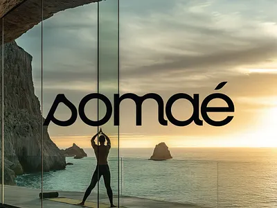 Somaé branding design grafiko labs graphic design high worth lifestyle logo logo logo design luxury logo minimal minimal logo minimalist minimalist logo premium retreat logo simple logo spa logo wellness retreat welness and spa welness logo
