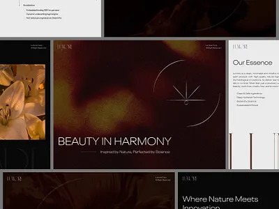 LUMORE - Skincare and Bodycare Pitch Deck Presentation Slides ads bodycare brand guidelines branding company profile elegant google slides graphic design investor deck luxury marketing minimalist modern pitch deck power point presentation profesional skincare template typography