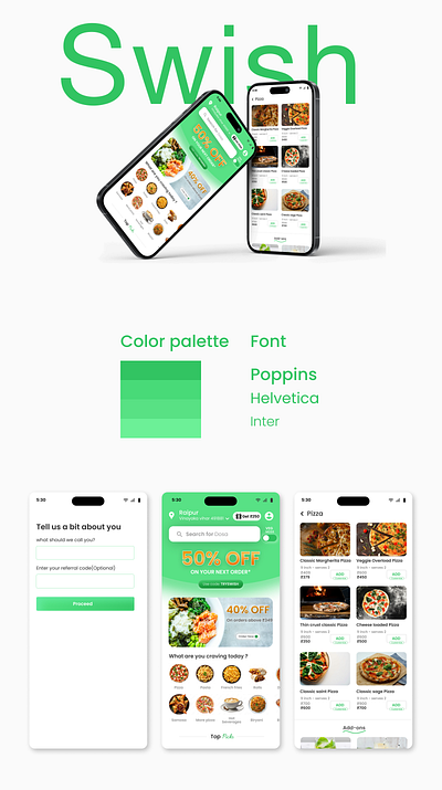 Swish app redesign 3d ui
