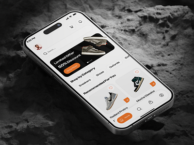 E-commerce Mobile App UI app app design checkoutui ecommerce ecommerceapp ios mobile mobile app mobile ui onlineshoppingap onlinestore retailapp shoppingapp ui design uiux