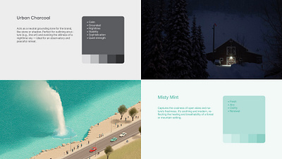 Color Palette beach blue charcoal color dark design fresh grey hut idea minimal mint mist modern ocean pastel resort urban water