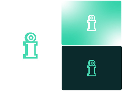 Letter I logo mark ai app ai logo ai platform artificial intelligence brand branding letter i letter i logo letter logo magnifying glass magnifying glass logo minimal logo modern logo research scope scope logo search simple logo