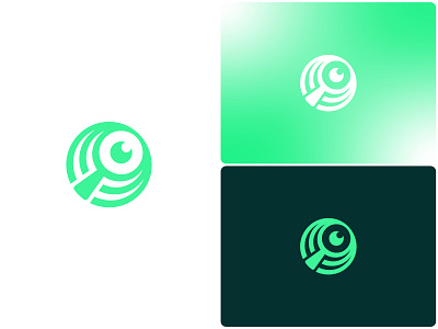 Magnifying glass + Signal waves logo mark ai ai app ai logo ai platform brand branding letter logo magnifying glass magnifying glass logo minimal logo modern logo research research tool search search tool signal signal waves simple logo wifi wireless