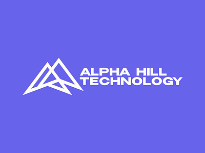 ALPHA HILL TECHNOLOGY branding design letter mark logo design logo logo design logo design inspiration logo design inspirations logo inspiration tech branding tech branding design tech logo tech logo design technology logo