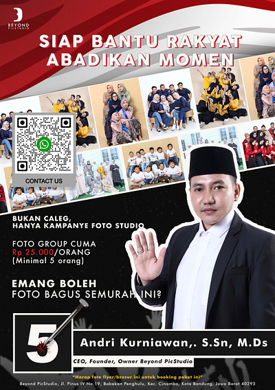 Election parody poster for photo studio advertisement designposter graphic design photography photoshop poster posterphotography