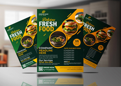 Food Flyer Design app branding design eid mubarok food food flyer food restaurants graphic design illustration logo restaurant restaurant flyer ui vector