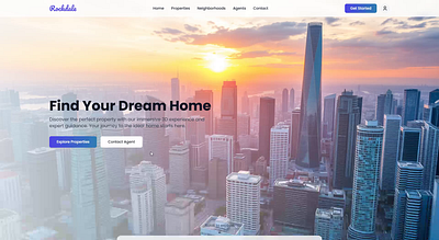 Real Estate Website Ui animation apartment light minimal ui real estate ui ui ux ux website white