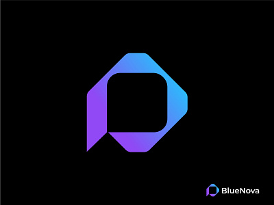 BlueNova AI – Advanced Artificial Intelligence Solutions ai ai logo aidesign brandidentity branding cleanlogo geometriclogo icon logo logos saasbranding symbol