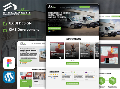 Construction Website UI/UX Design & Development cms cms development construction web design construction web ui figma design graphic design responsive web ui ui design uiux design ux design visual design web design web development web ui website design wordpress development التصميم الجرافيكي تصميم الموقع تصميم الويب تطوير الموقع