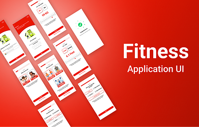 Fitness App UI app ui figma fitness fitness app ui fitnessui gym gymapp ptototyping ui wireframing