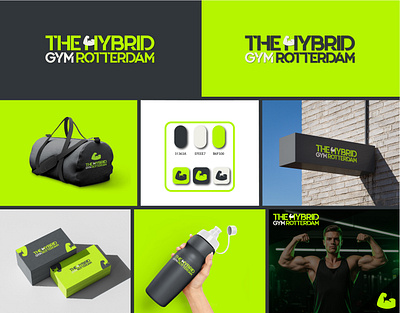 Bold Fitness Logo & Brand Identity System adobe illustrator fitness center branding graphic design graphic designer lamia akter