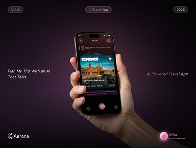 AI Travel Assistant Mobile App aiappdesign aidesignsystem appdesigninspiration appuidesign chatbasedui conversationalui design designinspiration dribbble dribbbleshots figmadesign minimaltravelapp modernappui travelappdesign travelassistantui traveltechdesign ui uidesign uxcasestudy uxuidesign