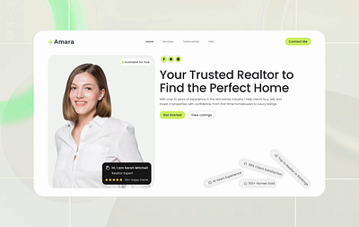 Real Estate Agent Website Hero Section Design. 3d animation animation architecture ecommerce website hero section design landing page inspiration motion graphics property real esate business real estate real estate agency real estate hero section real estate website webflow website animation website hero section