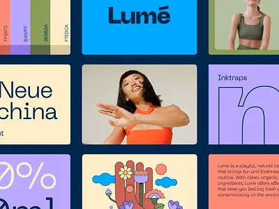 Modern Beauty Branding Exploration beauty beauty brand brand grid brand identity branding board branding exploration clean layout design system font pairing font showcase lifestyle branding modular design organic design playful elements product identity type exploration typography detail vibrant identity visual language