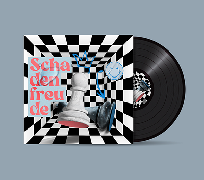 Album Cover for an Indie band from Berlin album cover cover design music band schadenfreude