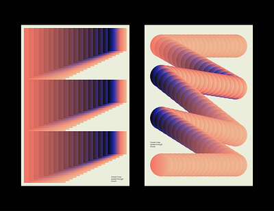 Shaded geometric and abstract poster template branding colorful gradient graphic design graphics design minimal modern poster poster template shahed template trendy vibrant