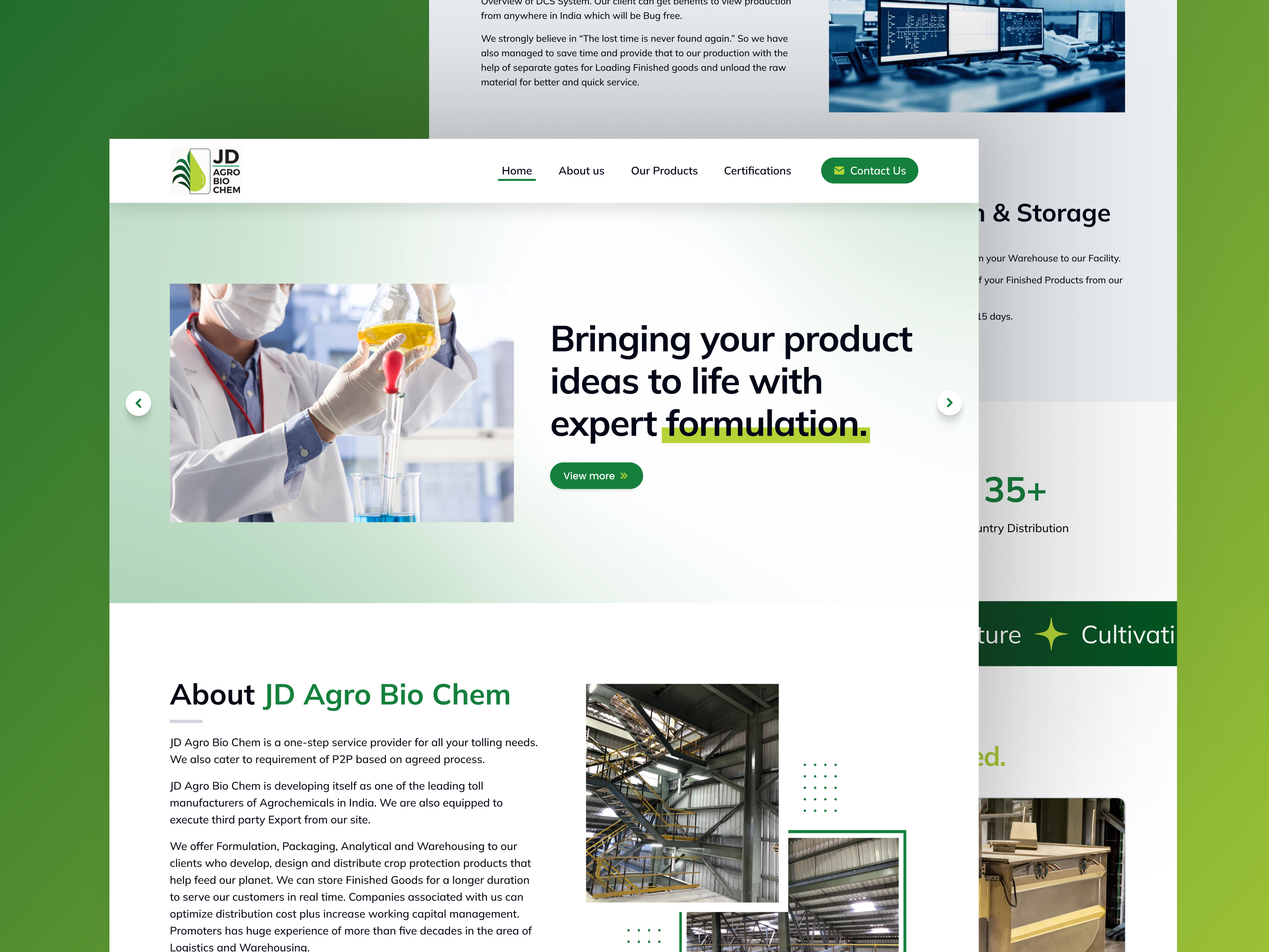 Example of Website Design | UI/UX Design