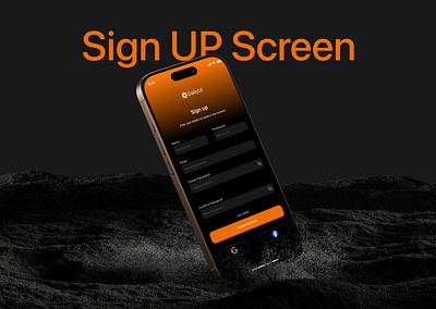 Daily UI #001- Sign UP Screen dailyui signup signupscreen ui