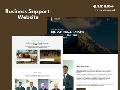 Business Support Website Design business support website design business website landing page ui ux website