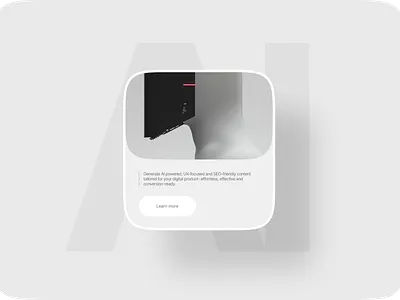 Minimal Card Design 3d aesthetic ai app bento blockchain branding card clean design figma graphic design illustration minimal modern sleek ui ux website