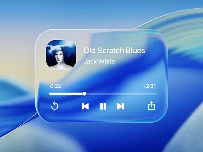 Liquid Glass macOS Tahoe 26 25 3d ae after effects animation blue figma glass interface liquid macos macos tahoe 26 motion graphics music play song tahoe ui