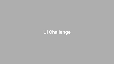 Daily UI Challenge challenge dailyui designchallenge ui uidesign