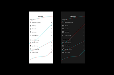 Day 7 of 100: Settings animation app branding dailyui design graphic design motion graphics settings ui