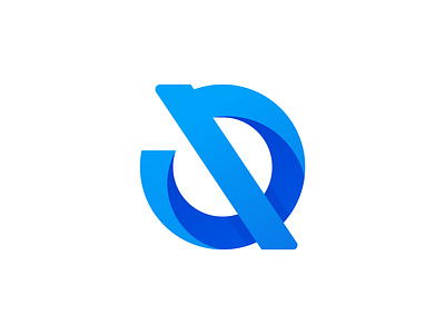 Modern Q Logo Design / For Sale blockchain logo brand designer brand identity branding design gradient grow icon letter q logo logo logo design logo designer logodesign logotype modern q logo q logo token