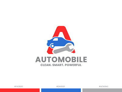 Automobile logo 2d logo app icon logo automobile automotivelogo branding car logo clean logo flat logo garagelogo letter a letter logo letterlogo logo logo design mechaniclogo minimalcarlogo minimalist logo modern logo repair logo wrenchlogo