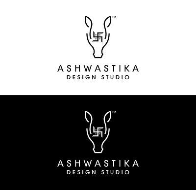 Monochrome Version of Ashwastika Design Studio's Logo ashwastikadesignstudio blackandwhitelogo cleanbranding creativeidentity designinspiration designstudiologo dribbbledesigners geometriclogo horselogodesign lineartlogo logodesign logotype minimaldesign modernlogodesign monochromelogo studiobranding swastikasymbol symboliclogo timelessdesign vectorlogo