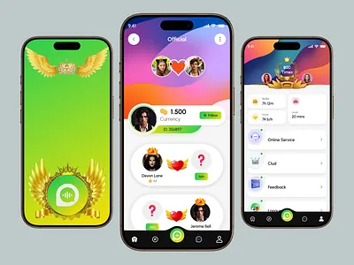 Voice Chat Room App (Part-3) ai chat app design audio chat room app chat chat room chat room app chat ui chatgpt communication contact list figma messaging app mobile mobile app design social app ui ux voice assistant voice chat app design
