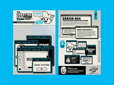 TCP-Sticker Pack vol.3 branding graphic design icons illustration illustrator logo the creative pain vector